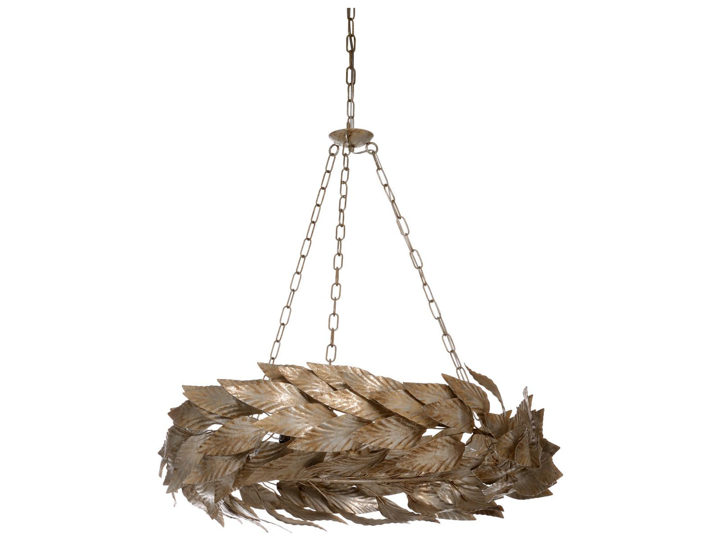 Chelsea House 6-Light Meadow Chandelier in Old Antique Silver