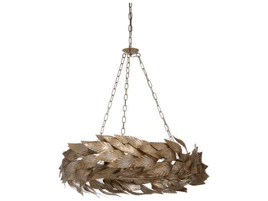 Chelsea House 6-Light Meadow Chandelier in Old Antique Silver