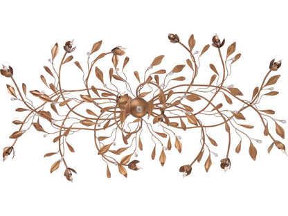Chelsea House Lisa Kahn 14-Light Antique Gold Brass Chandelier