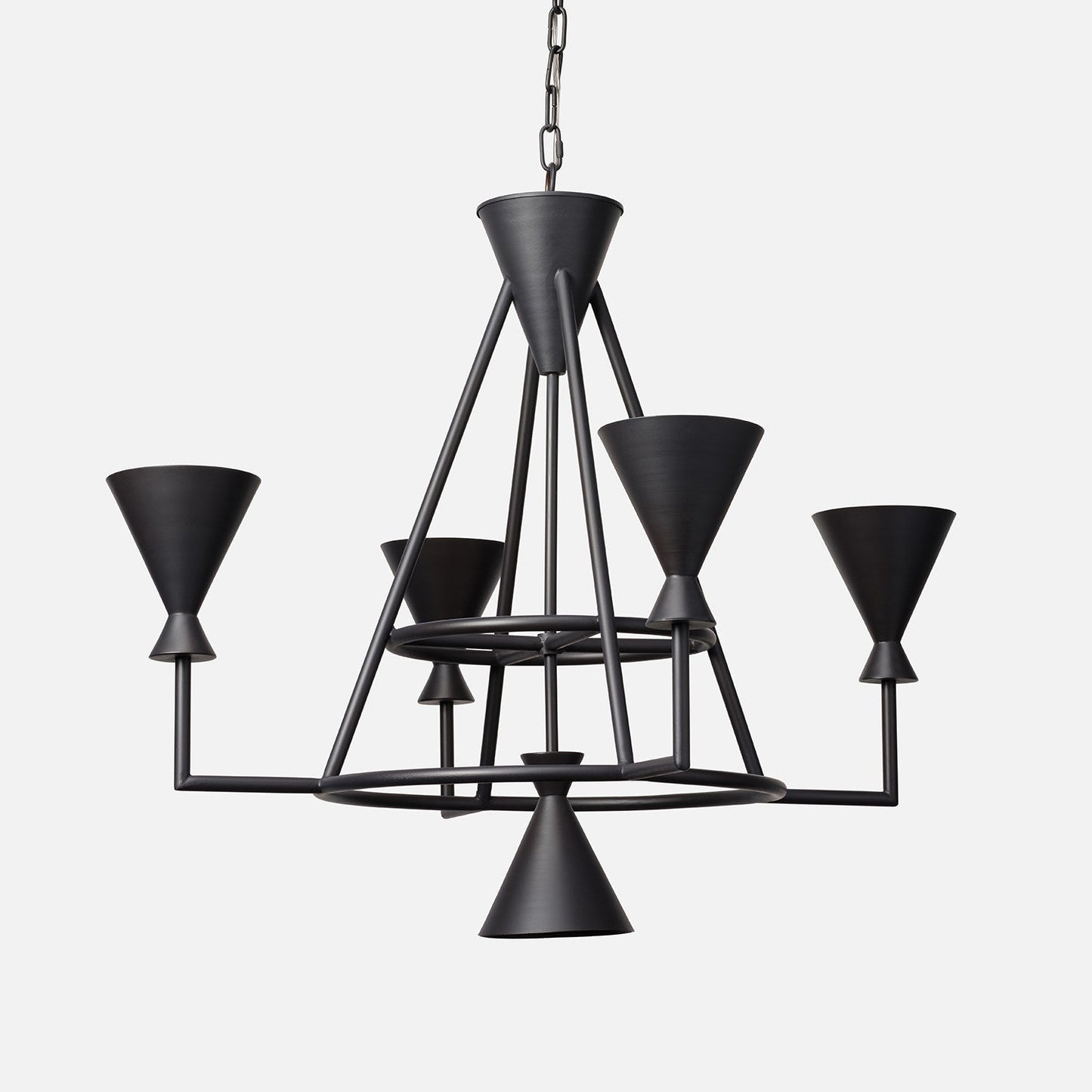 Bristol Modern Iron Chandelier