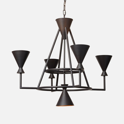 Bristol Modern Iron Chandelier