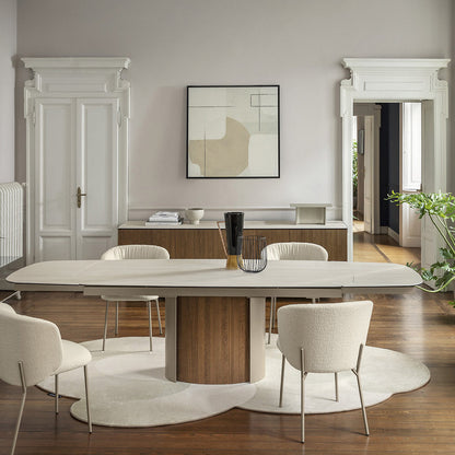 Yoroi Extendable Oval Dining Table