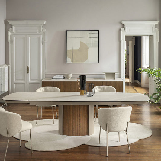 Yoroi Extendable Oval Dining Table