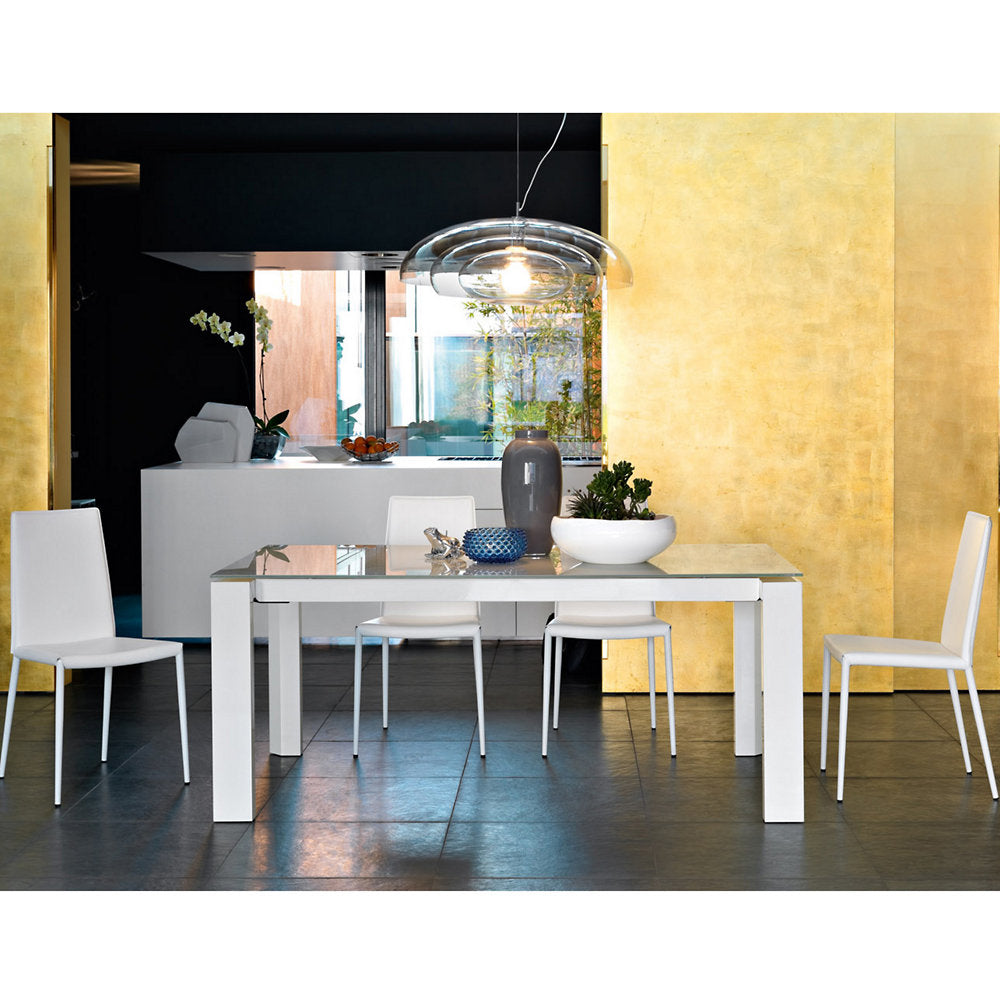 Omnia Glass Extension Table
