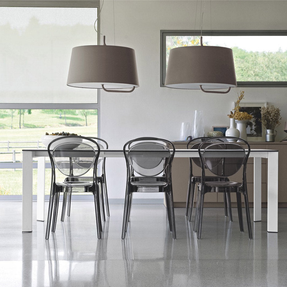 Omnia Glass Extension Table