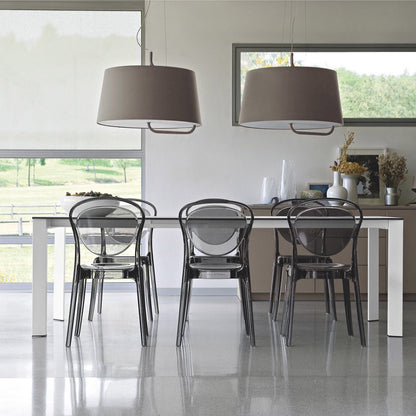 Omnia Glass Extension Table