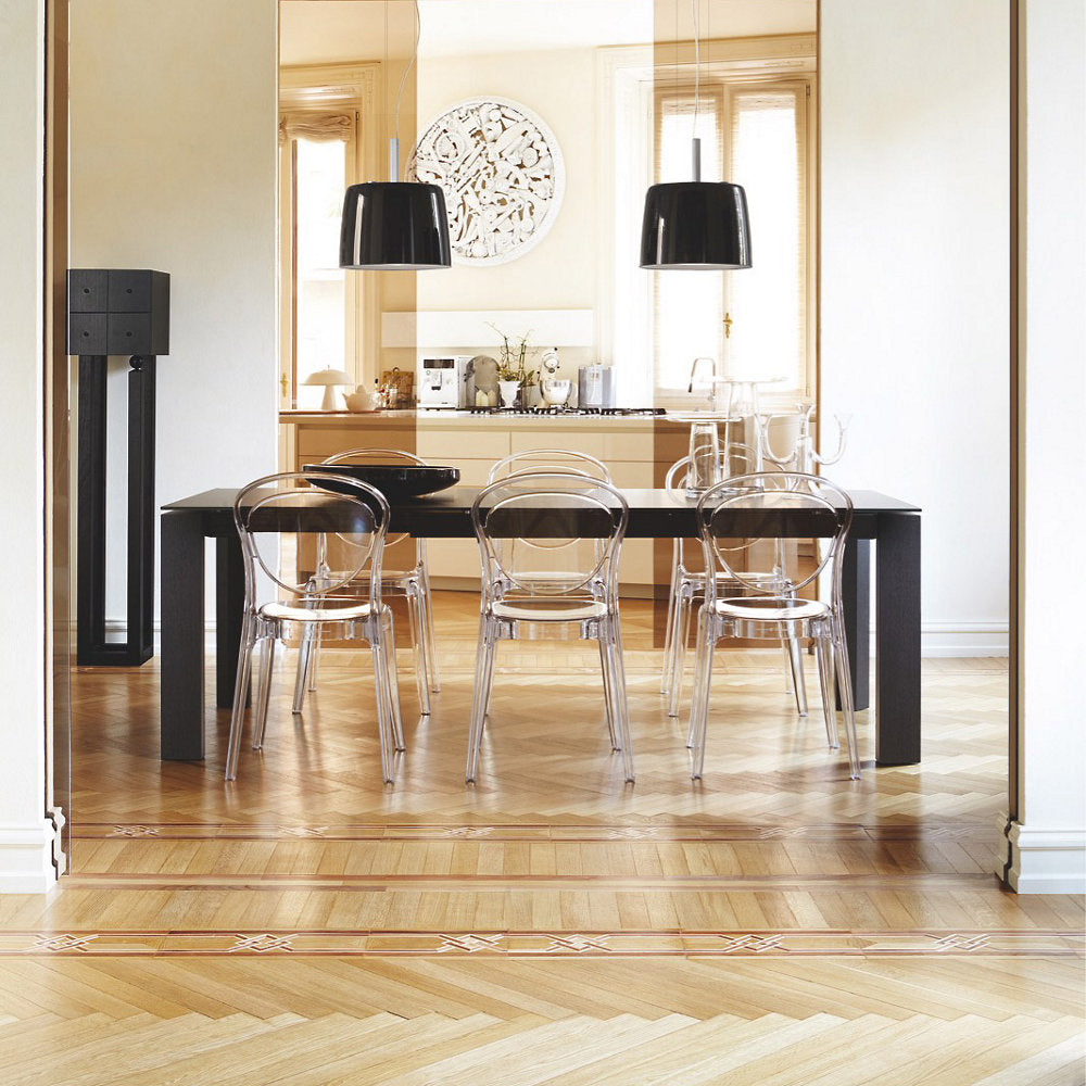 Omnia Glass Extension Table