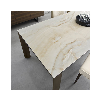 Omnia Glass Extension Table