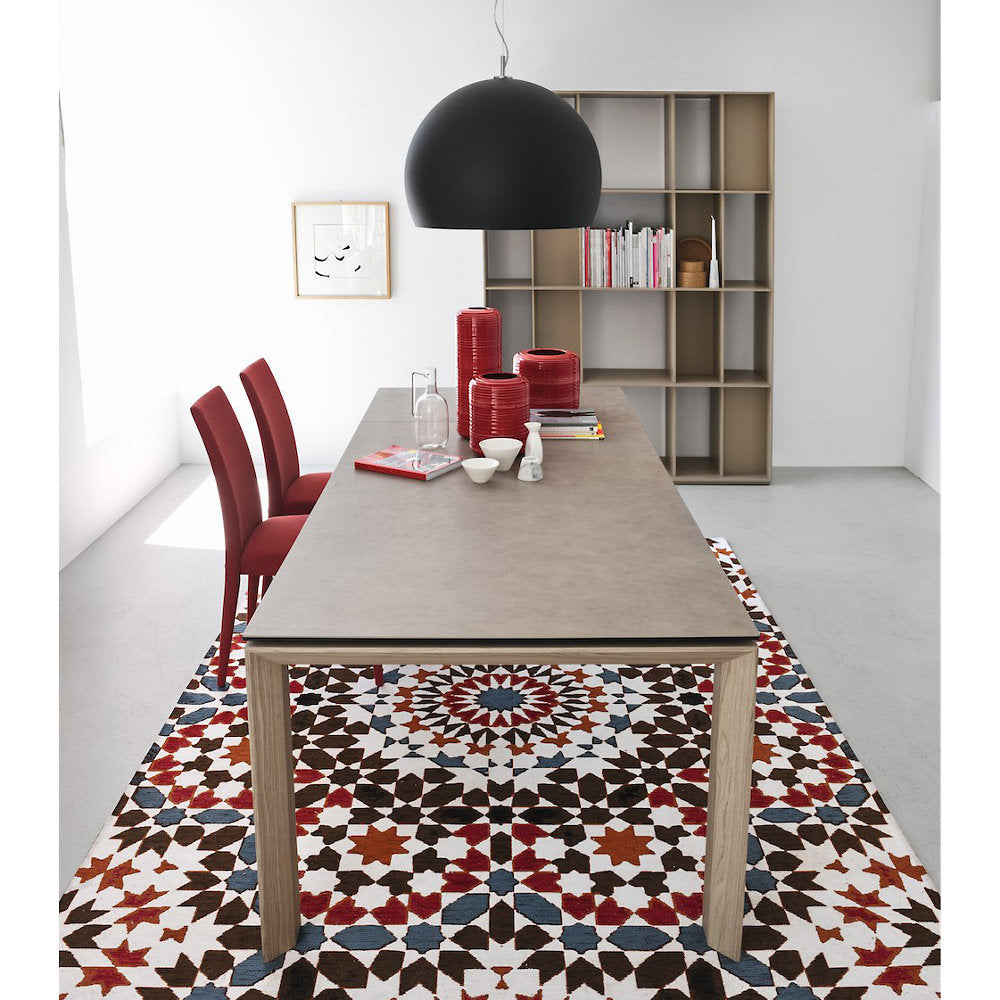 Omnia Glass Extension Table