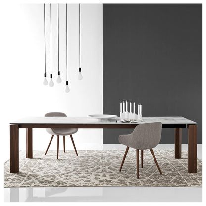 Omnia Glass Extension Table