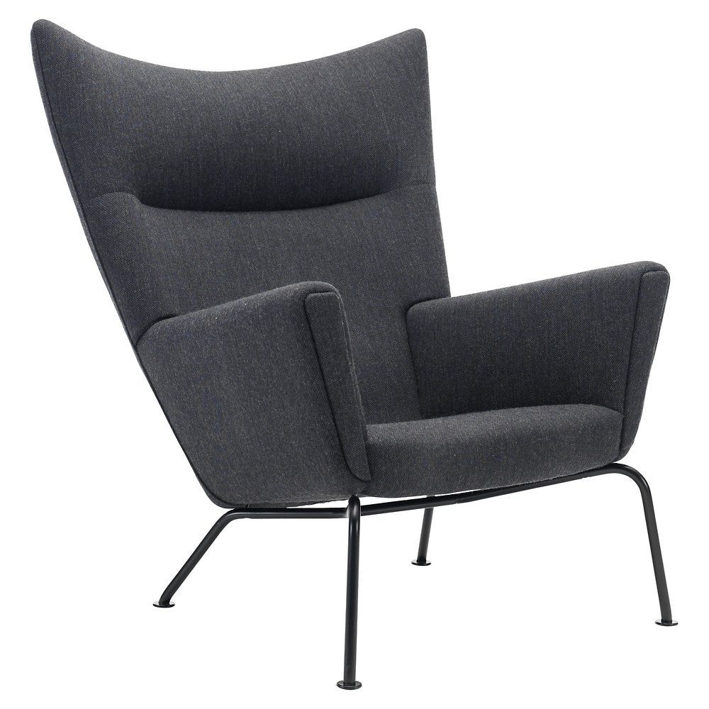 CH445 Wing Lounge Chair - Black Edition