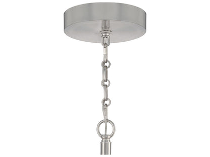 Craftmade Museo 28-Light Tiered Chandelier in Brushed Polished Nickel with Mercury Glass