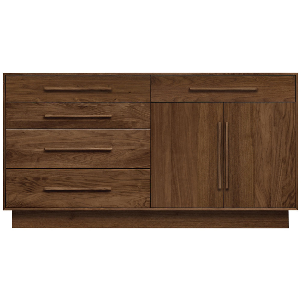 Moduluxe Five-Drawer, Two-Door Dresser, 35-Inch High