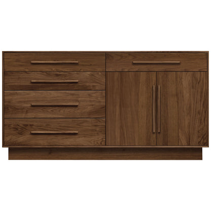 Moduluxe Five-Drawer, Two-Door Dresser, 35-Inch High