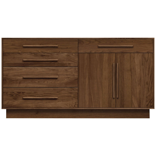 Moduluxe Five-Drawer, Two-Door Dresser, 35-Inch High