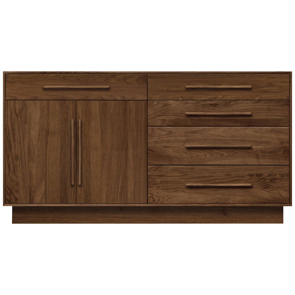Moduluxe Five-Drawer, Two-Door Dresser, 35-Inch High
