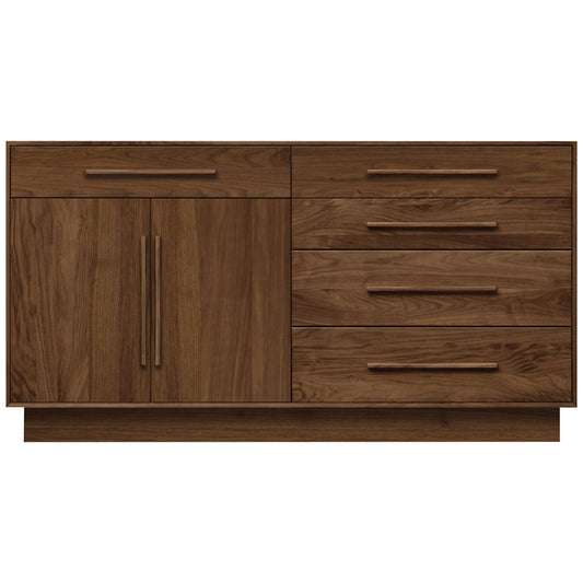 Moduluxe Five-Drawer, Two-Door Dresser, 35-Inch High