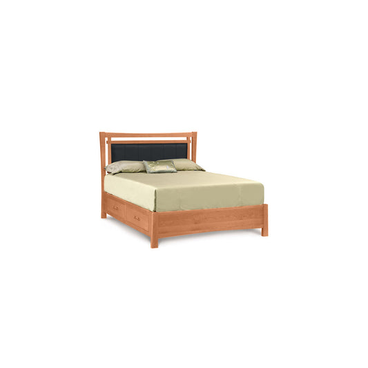 Monterey Bed with Storage + Upholstered Panel, Queen