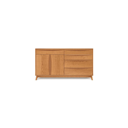 Catalina Cherry Five-Drawer/Two-Door Buffet