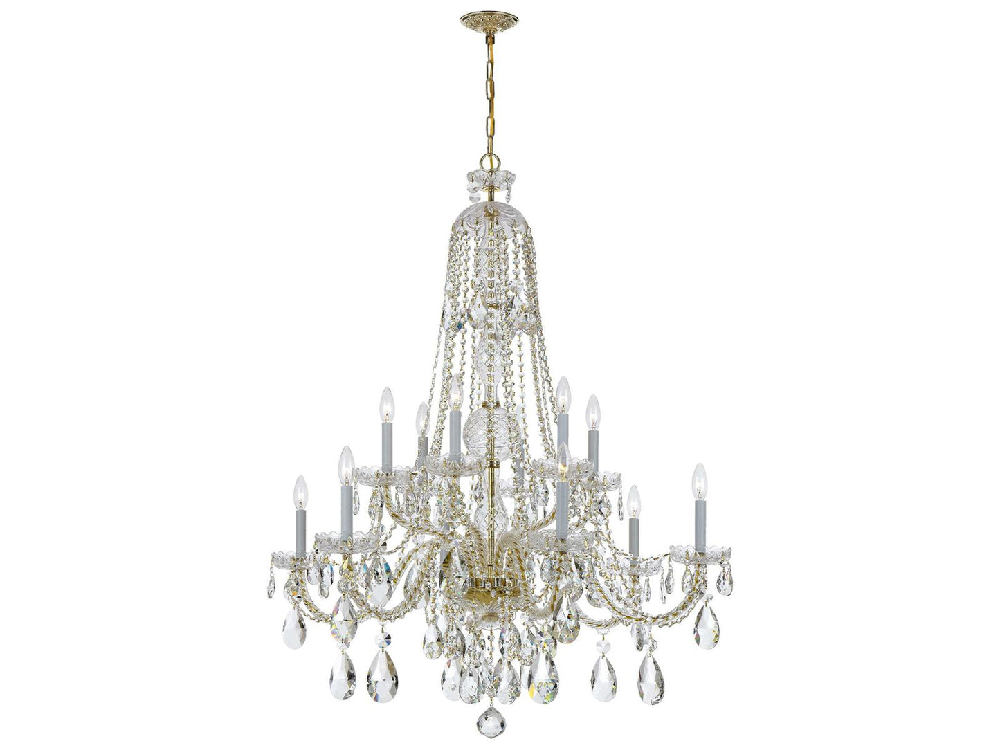 Crystorama 12-Light Traditional Crystal Chandelier
