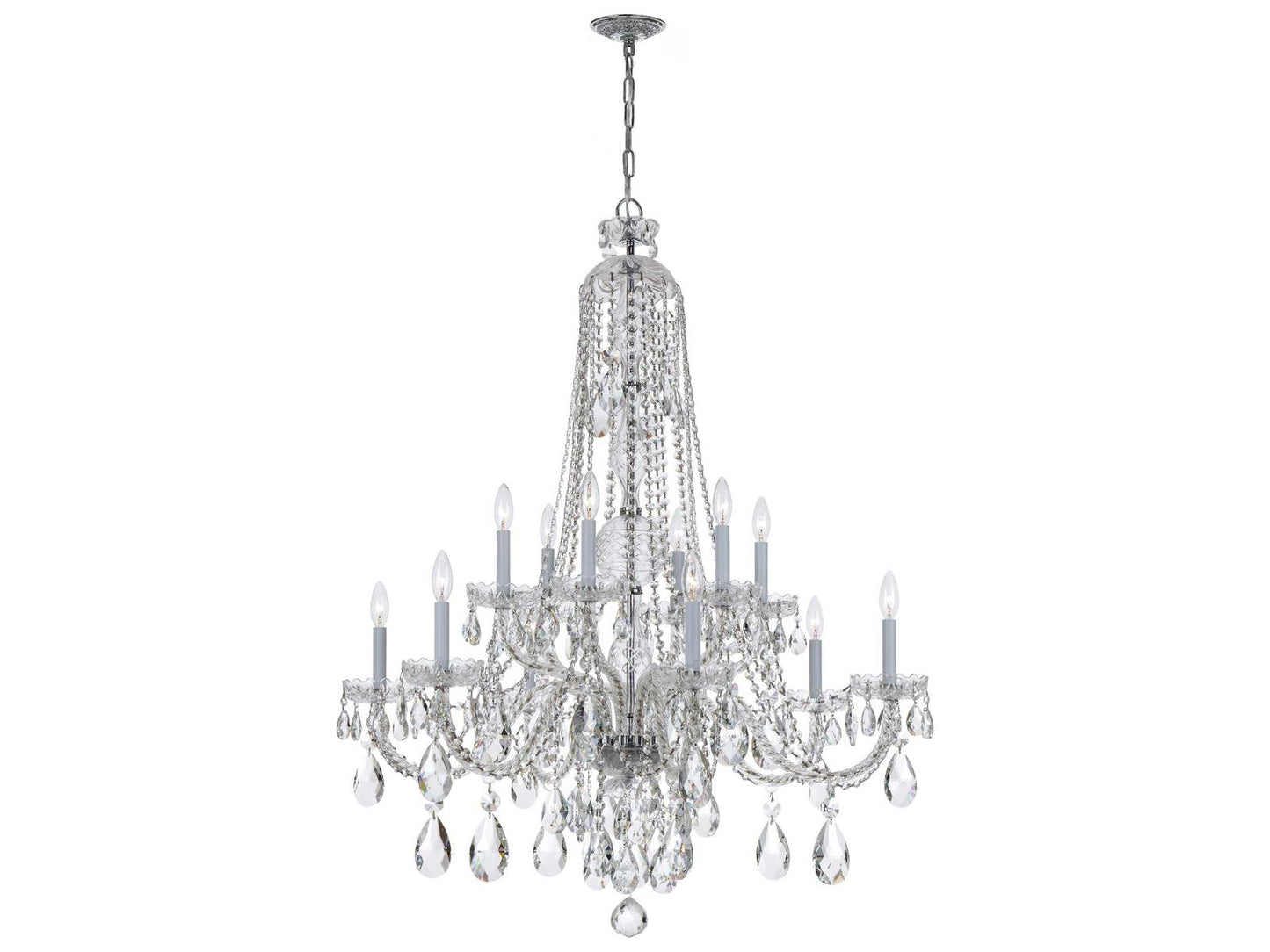 Crystorama 12-Light Traditional Crystal Chandelier