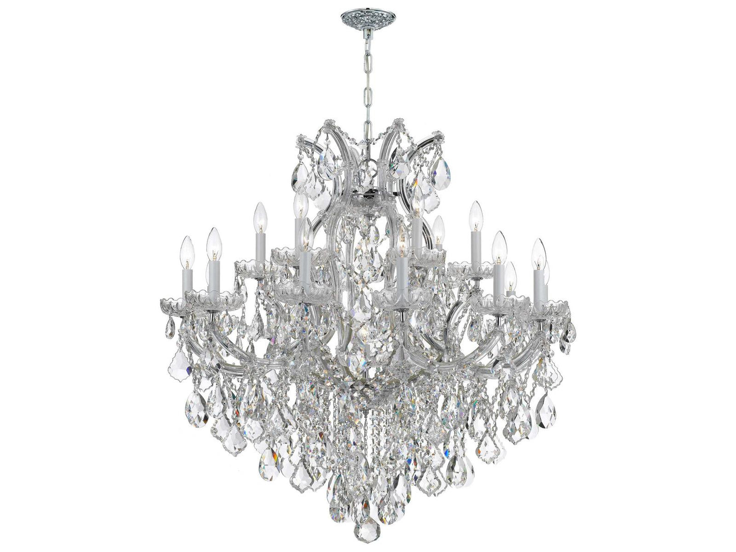 Crystorama 19-Light Maria Theresa Crystal Chandelier