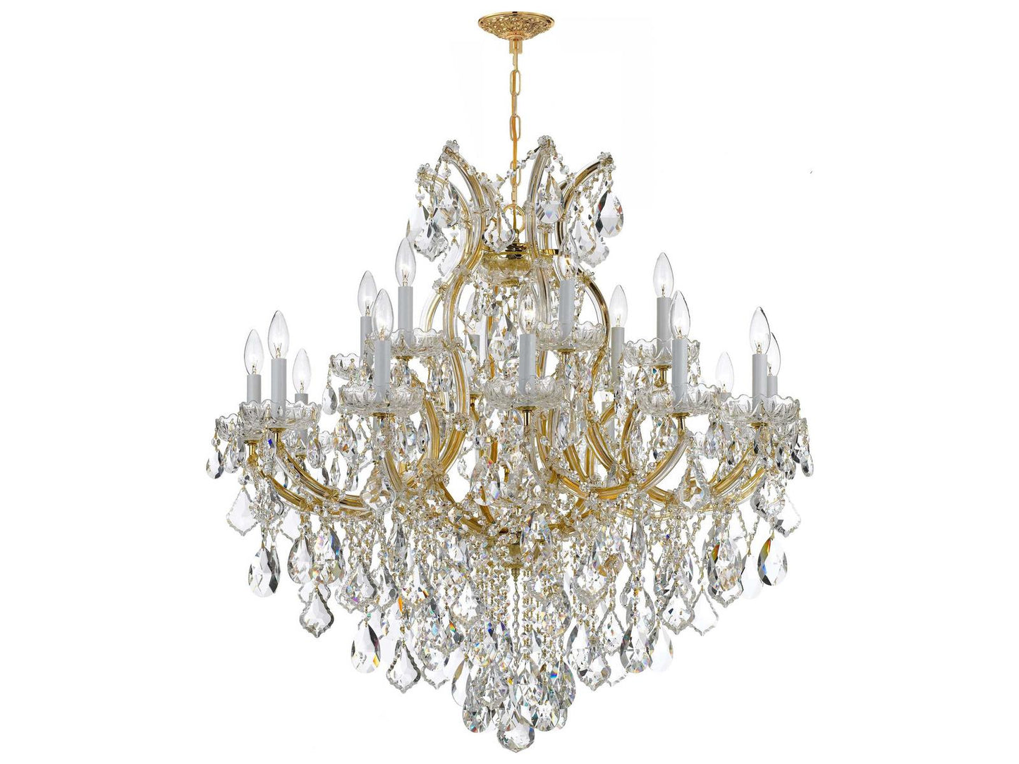 Crystorama 19-Light Maria Theresa Crystal Chandelier