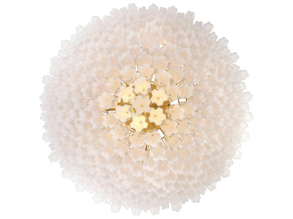 Crystorama Addis 40-Light Tiered Chandelier with Tronchi Glass