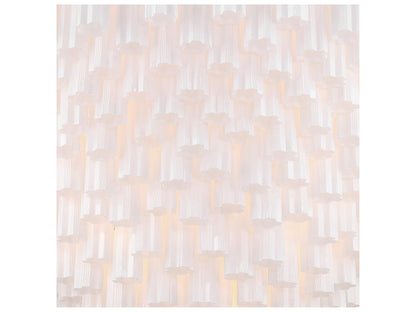 Crystorama Addis 40-Light Tiered Chandelier with Tronchi Glass