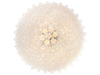 Crystorama Addis 40-Light Chandelier with Tronchi Glass