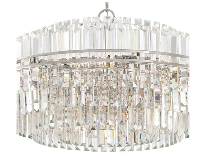 Crystorama Hayes 32-Light Crystal Chandelier in Polished Nickel
