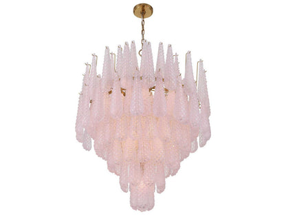 Crystorama Ollie 21-Light Chandelier in Aged Brass with Sand Glass