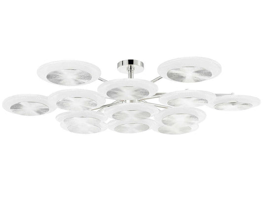 Corbett Lighting 13-Light Topaz LED Chandelier in Polished Nickel
