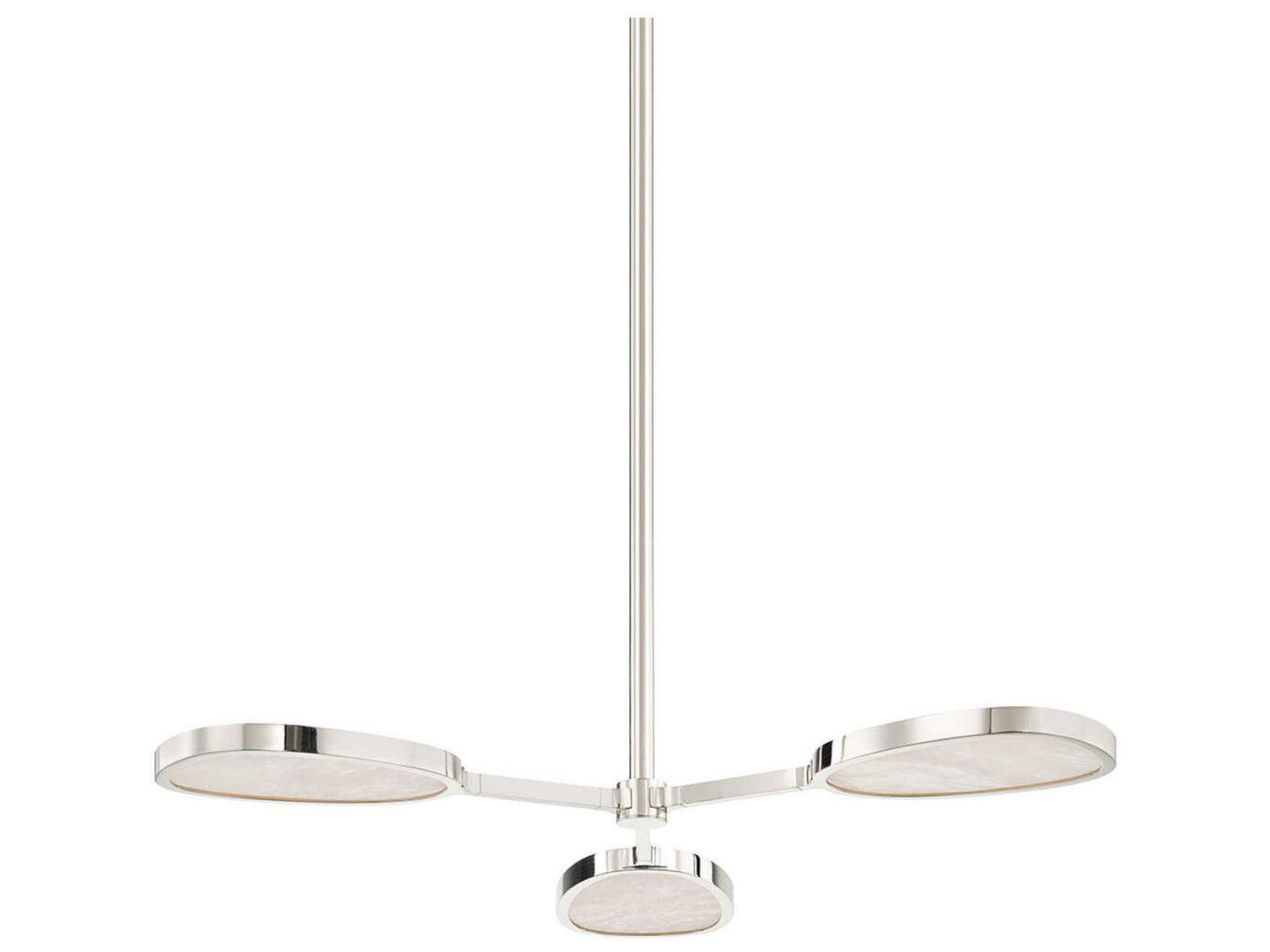 Corbett Lighting Patras 3-Light LED Chandelier in Burnished Nickel