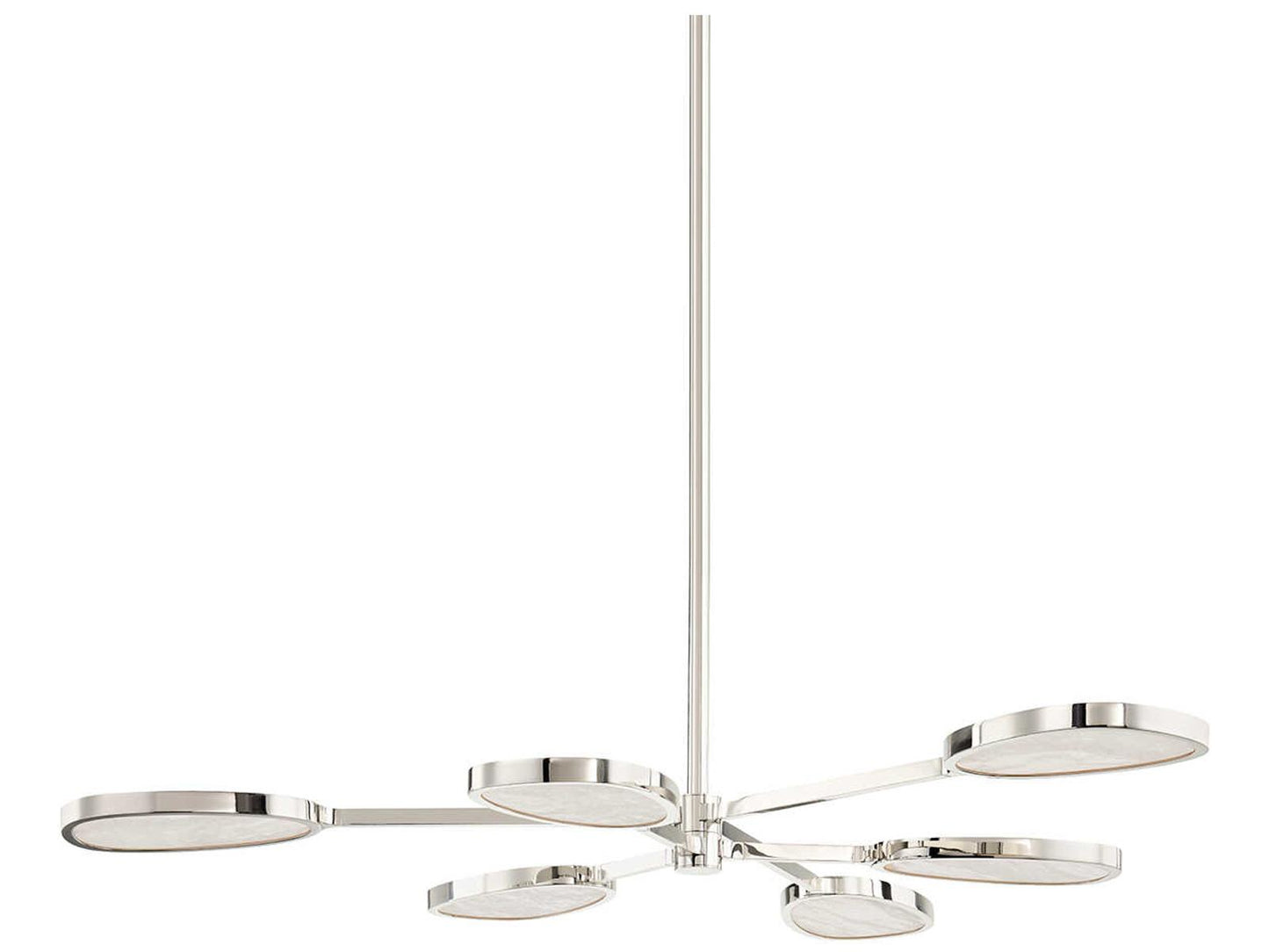 Corbett Lighting 6-Light Beirut LED Chandelier in Burnished Nickel
