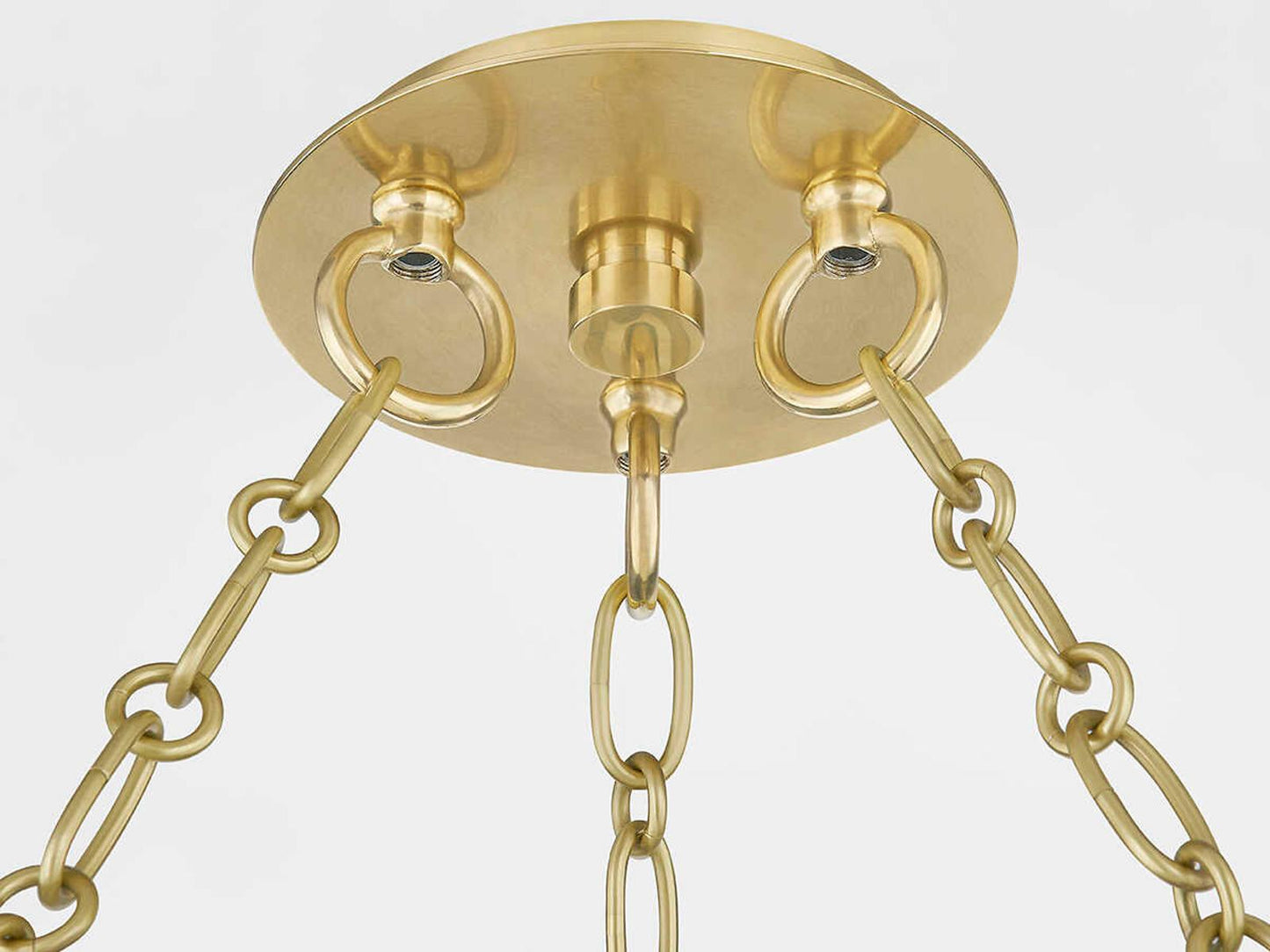 Corbett Lighting 15-Light Citrine LED Chandelier in Vintage Brass