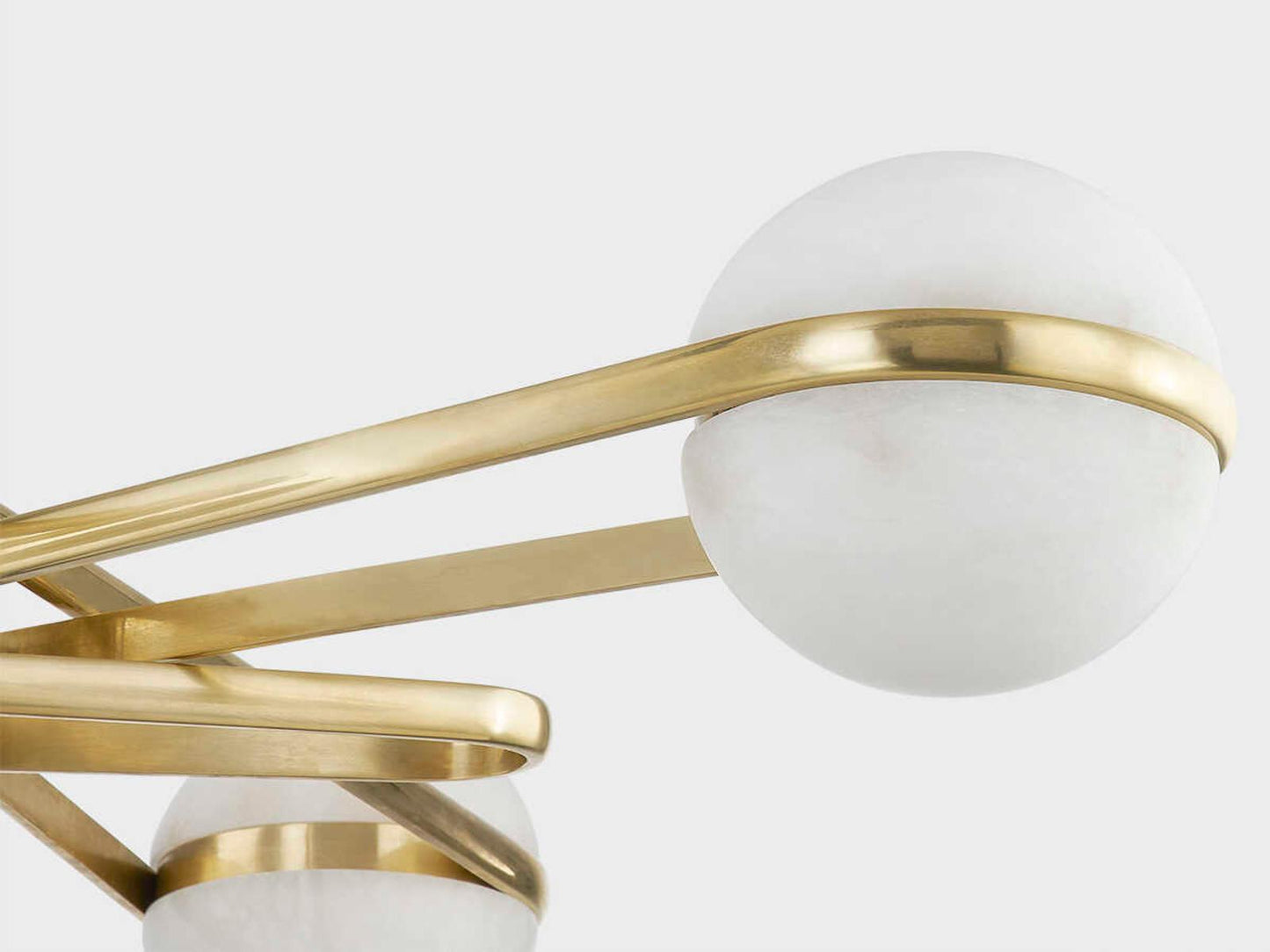 Corbett Lighting 6-Light Kyomi LED Chandelier in Vintage Brass
