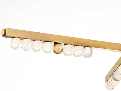 Corbett Lighting 3-Light Annecy LED Chandelier Vintage Brass