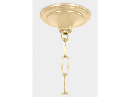 Corbett Lighting 5-Light Pandora Chandelier in Gold Leaf with Clear Crystal