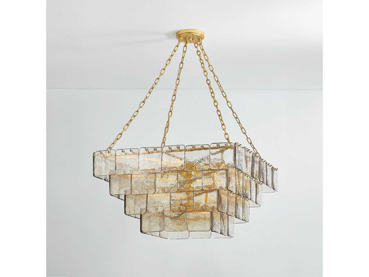 Corbett Lighting 17-Light Regal Chandelier in Vintage Gold Leaf