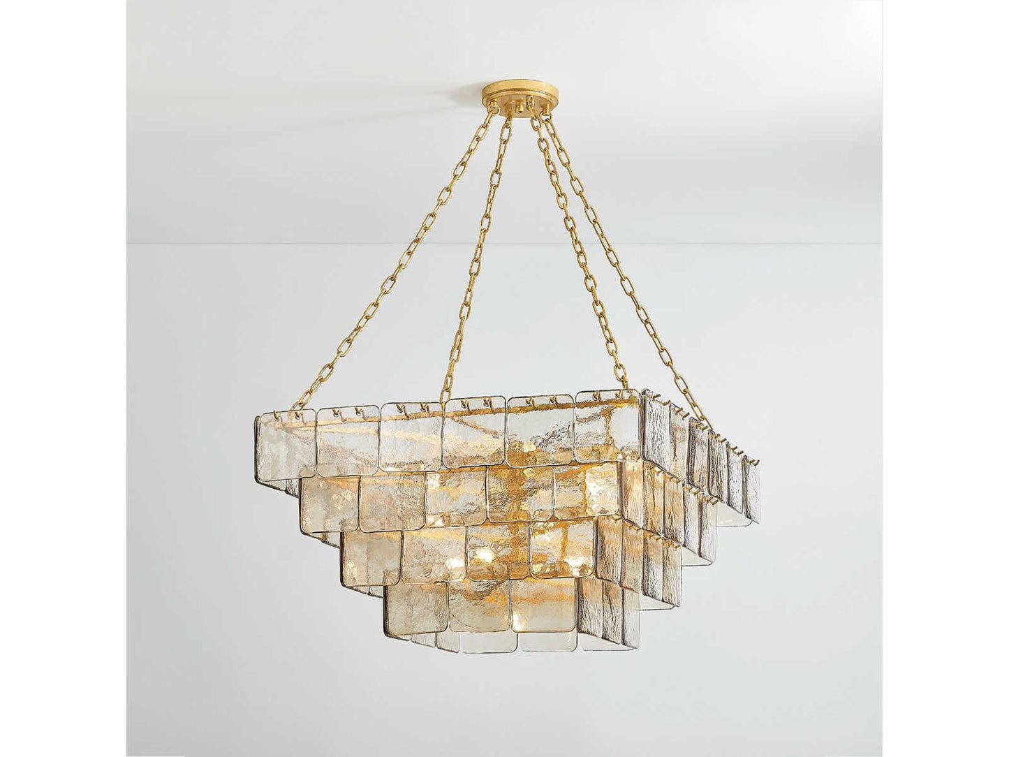 Corbett Lighting 17-Light Regal Chandelier in Vintage Gold Leaf