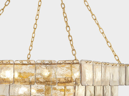 Corbett Lighting 17-Light Regal Chandelier in Vintage Gold Leaf