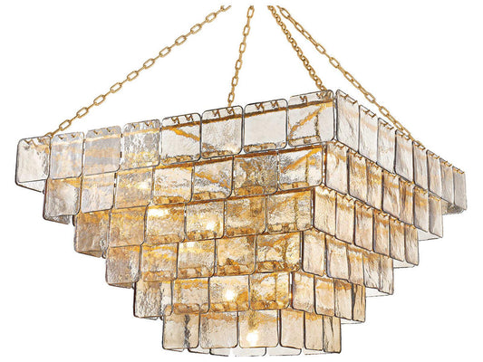 Corbett Lighting 29-Light Regal Chandelier in Vintage Gold Leaf