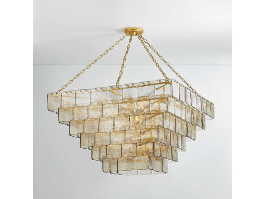 Corbett Lighting 29-Light Regal Chandelier in Vintage Gold Leaf