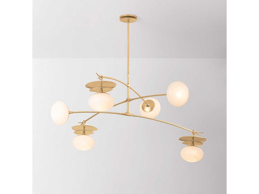 Corbett Lighting Ceylon 6-Light Pendant Light in Vintage Gold Leaf