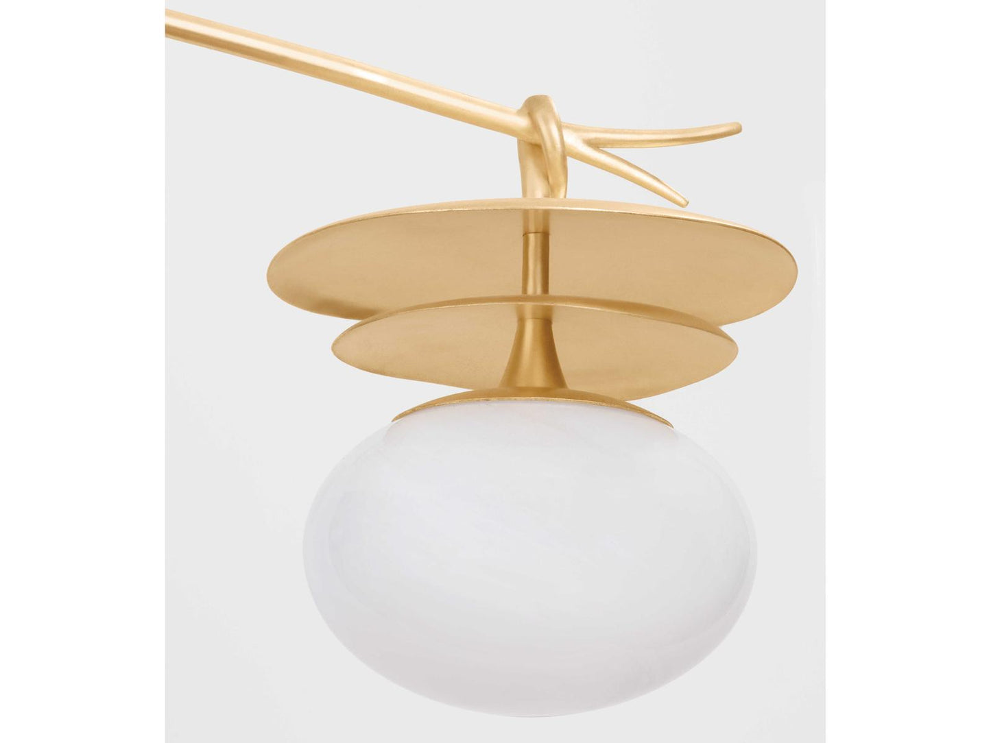 Corbett Lighting Ceylon 6-Light Pendant Light in Vintage Gold Leaf