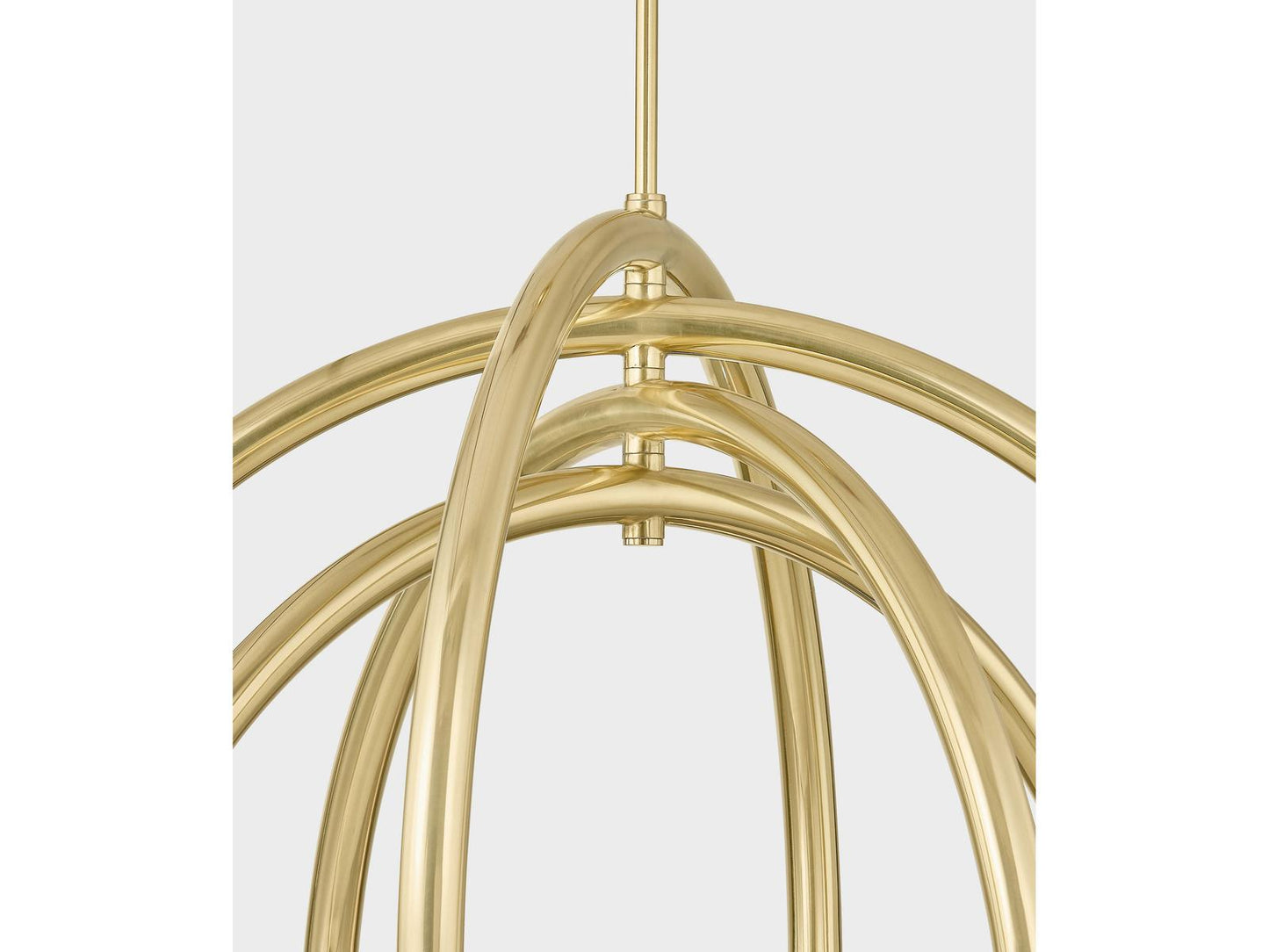Corbett Lighting 8-Light Zeme LED Chandelier in Vintage Polished Brass