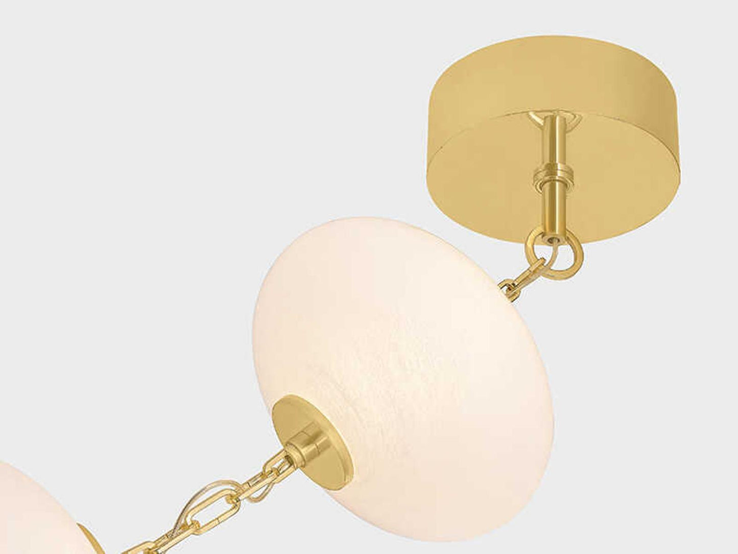 Corbett Lighting Nephele 12-Light LED Linear Chandelier in Vintage Polished Brass