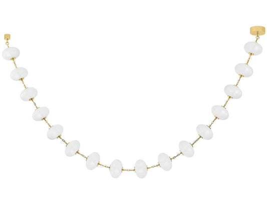 Corbett Lighting Nephele 16-Light Contemporary LED Chandelier in Vintage Polished Brass