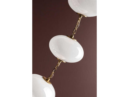 Corbett Lighting Nephele 16-Light Contemporary LED Chandelier in Vintage Polished Brass